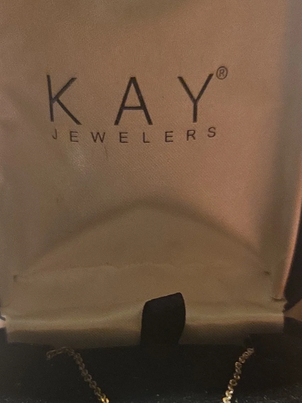 KAY JEWELERS Halo Square Cubic Zirconia Pendant Necklace - 925/MM stamp NEW